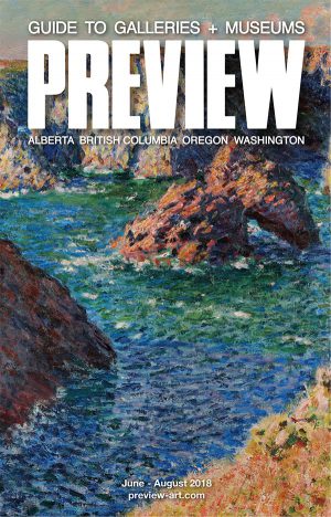 Preview Art Magazine Art and Gallery Listings: Jun - Aug 2018 Issue