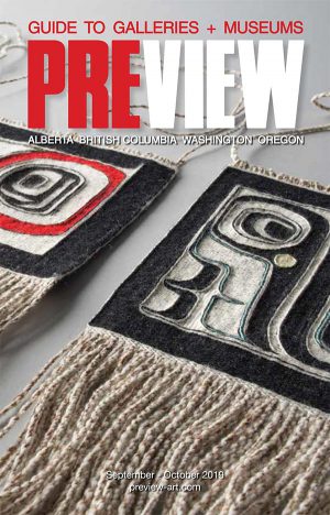 Preview Art Magazine Art and Gallery Listings: Sep - Oct 2019 Issue