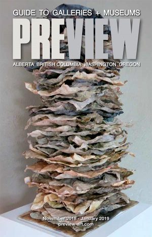 Preview Art Magazine Art and Gallery Listings: Nov 2018 - Jan 2019 Issue