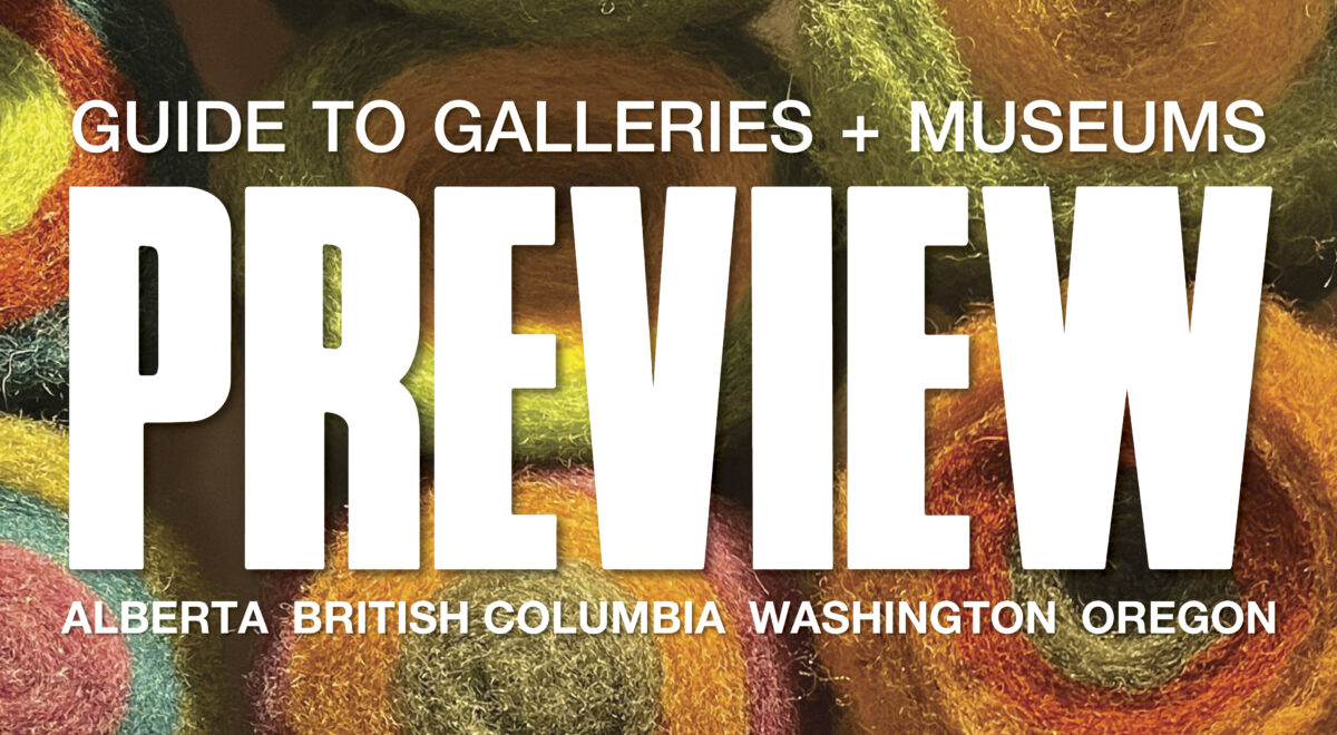 Preview Art Magazine Art and Gallery Listings: Nov 2025 - Jan 2026 Issue