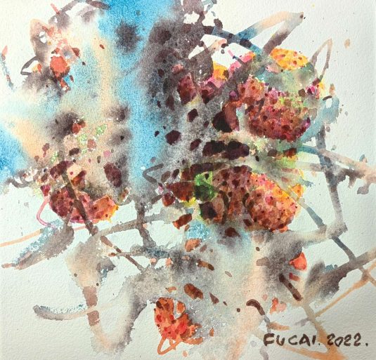 Summer Blue Series – Watercolour Paintings by Fucai Zhao