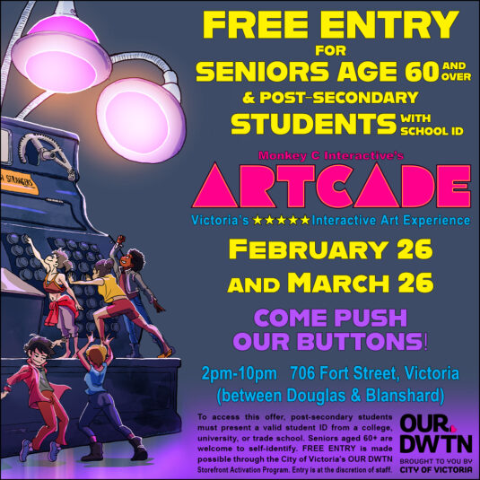 Free Entry Day for Seniors (age 60 and over) and Post-Secondary Students (with student ID)