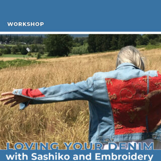 Loving Your Denim with Sashiko and Embroidery