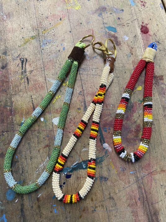 Beading a Bracelet or Keychain
