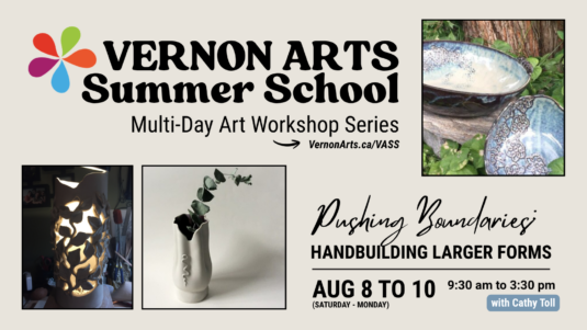 Pushing Boundaries: Handbuilding Larger Forms | VASS workshop w/ Cathy Toll
