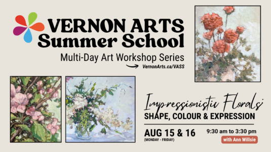 Impressionistic Florals: Shape, Colour, and Expression | VASS Workshop w/ Ann Willsie