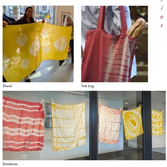 Natural dye and Shibori
