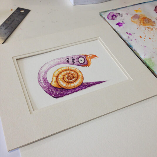 Making monsters in watercolour with Megan Majewski