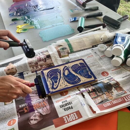 Intro to multi-colour woodcuts with Richard Tetrault