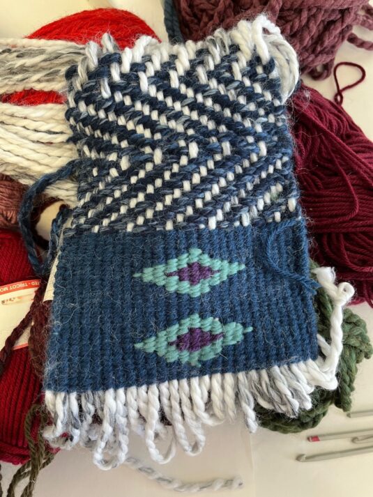 Squamish Nation wool weaving