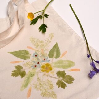 Tatakizome on a tote bag