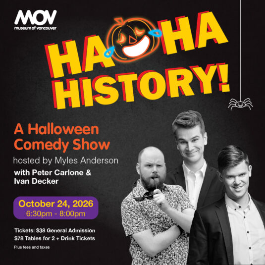 Haha, History! A Halloween Comedy Show